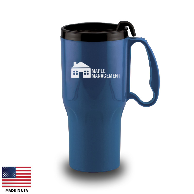 large plastic travel mug