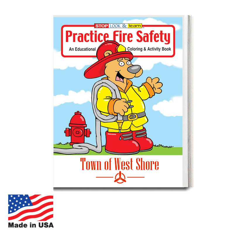 Custom Coloring Books Made In USA, Kids #US590