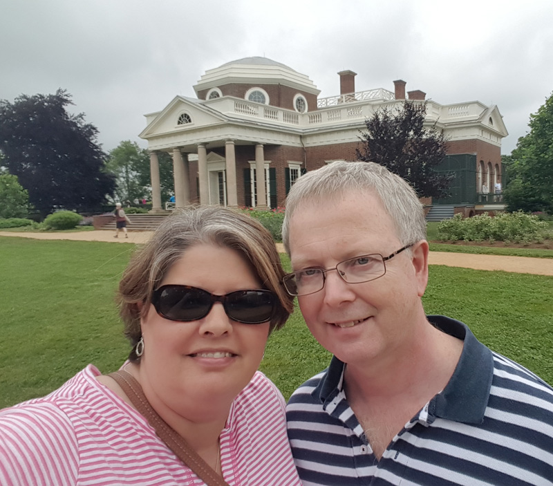in front of Monticello