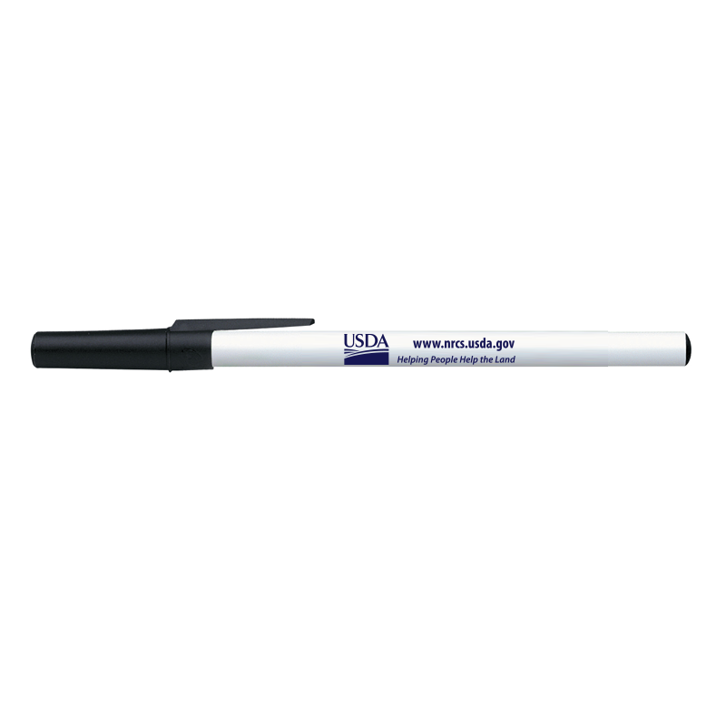 BIC Stic Eco Pens with USDA logo and NRCS url