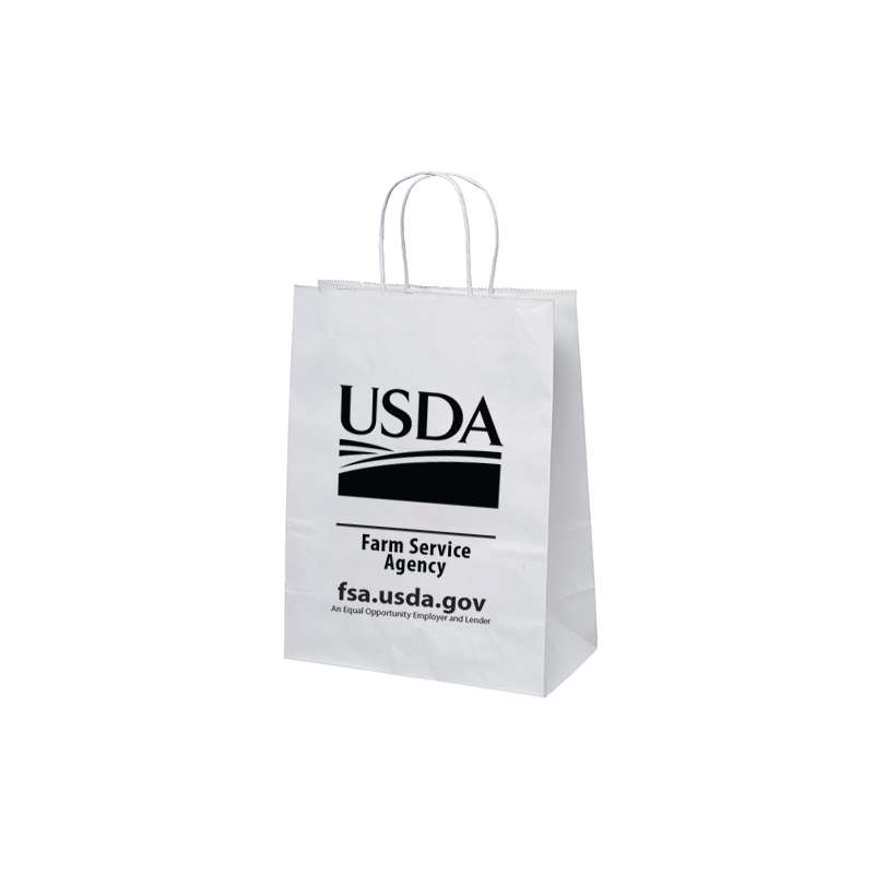 paper bags with USDA FSA imprint