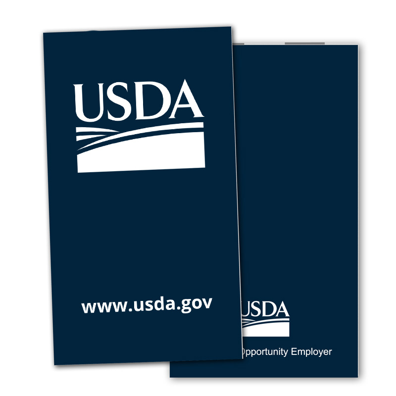 Pocket Notebooks with USDA logo