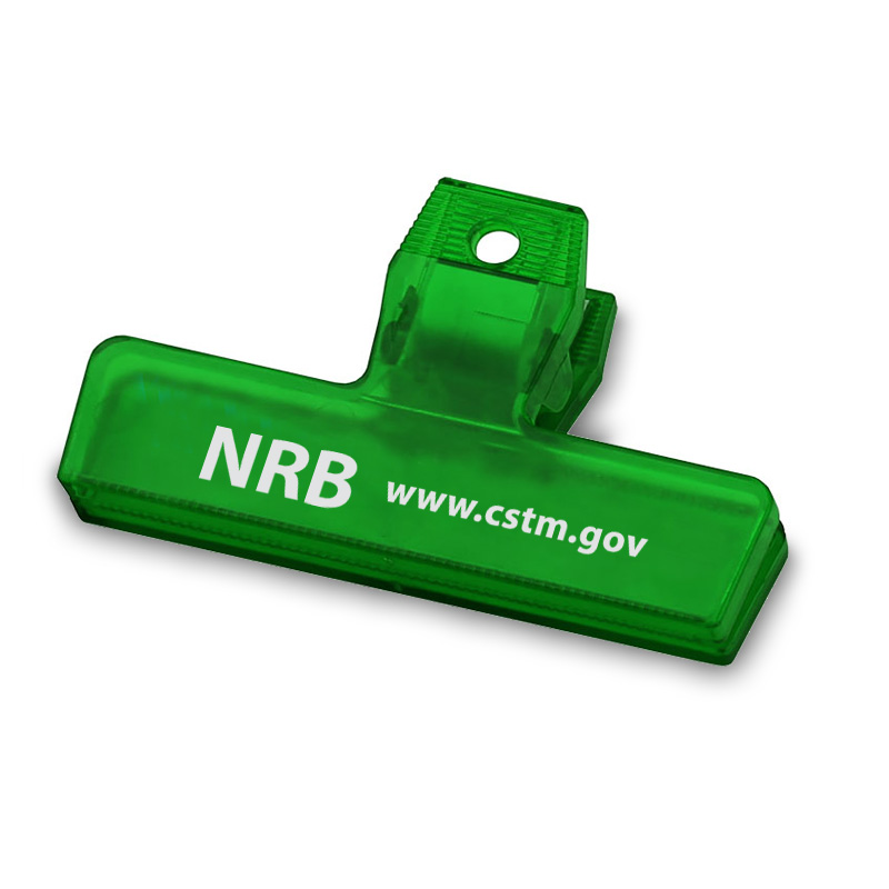 Magnetic Bag Clips with USDA logo and NRCS text and url