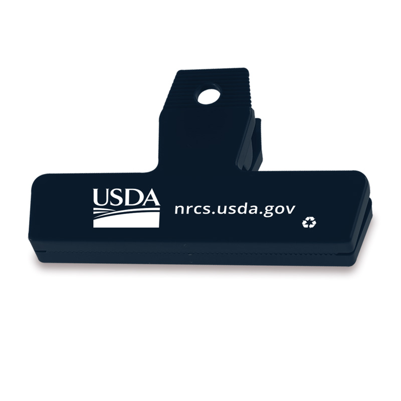 plastic bag clip with USDA NRCS url