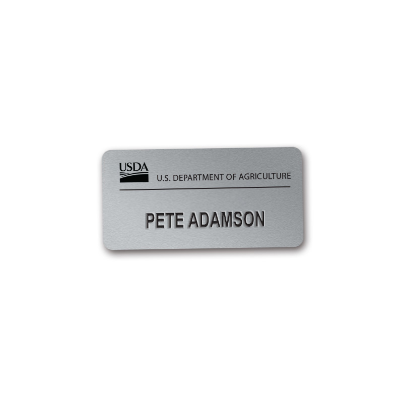 namebadges engraved for USDA
