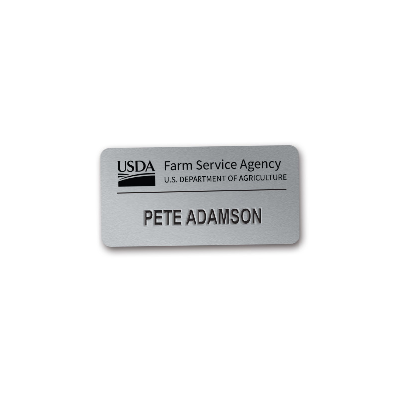 namebadges engraved for Farm Service Agency
