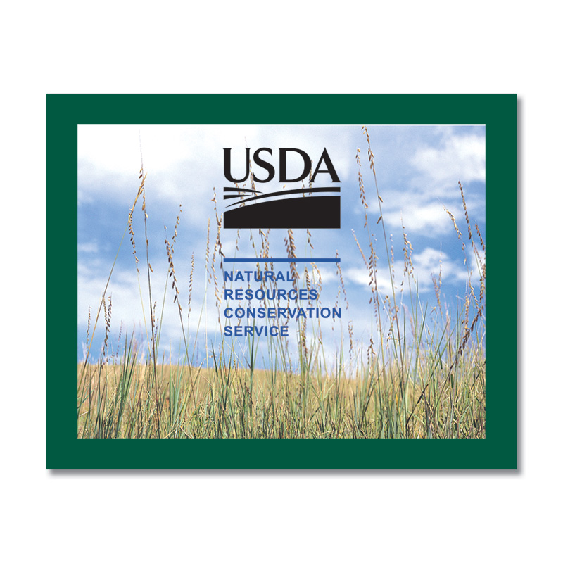 Cotton Throws with NRCS text