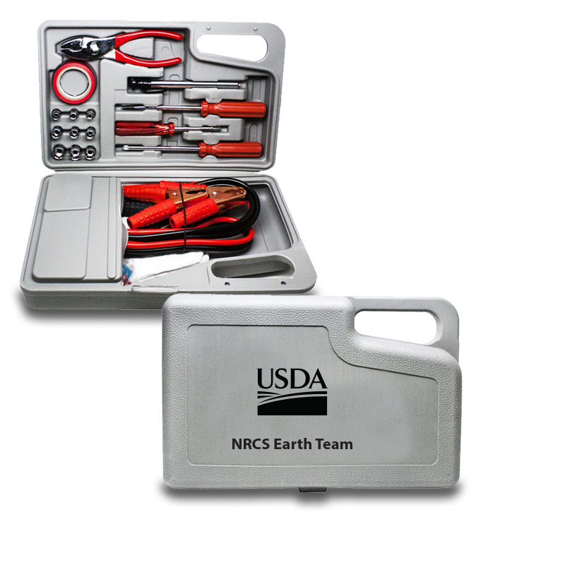 Roadside Toolkits with USDA logo and NRCS Earth Team Text