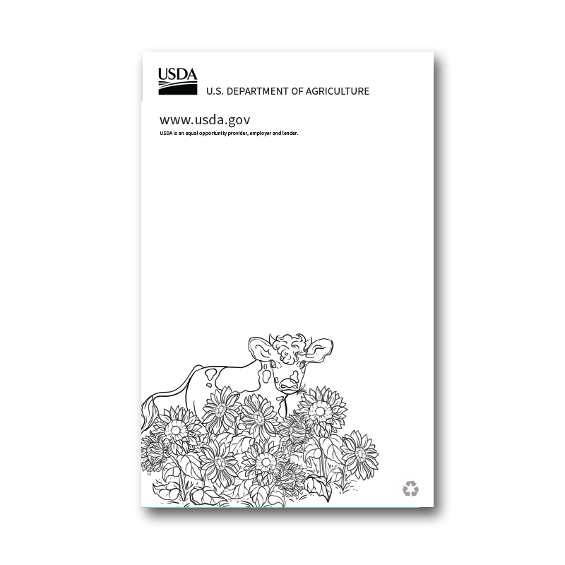 USDA notepads