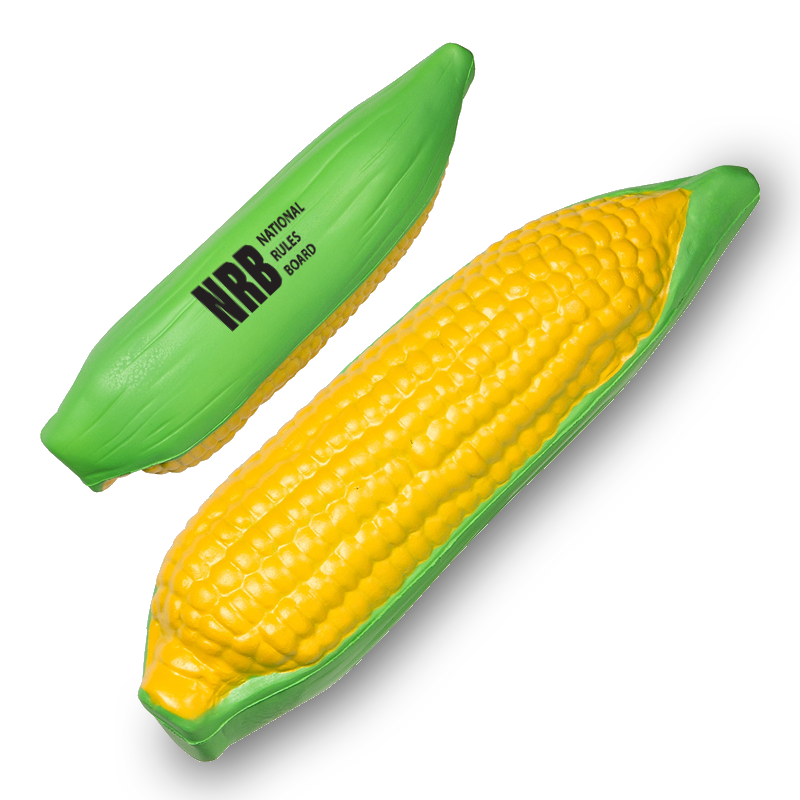 corncob stress balls with your custom logo