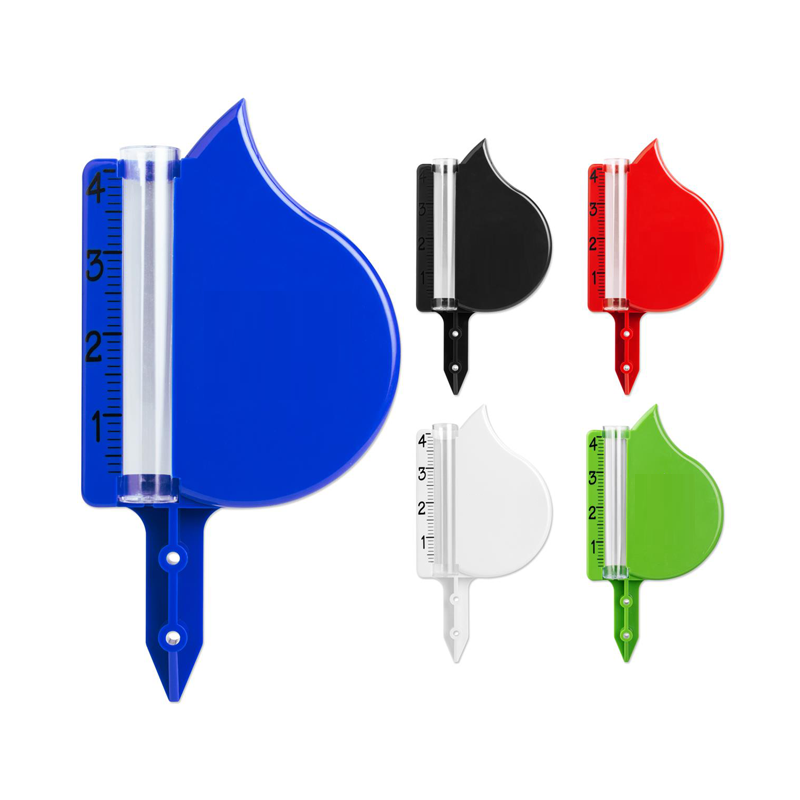 Colors Available for 4-in Rain Gauges: blue, black, red, white, green