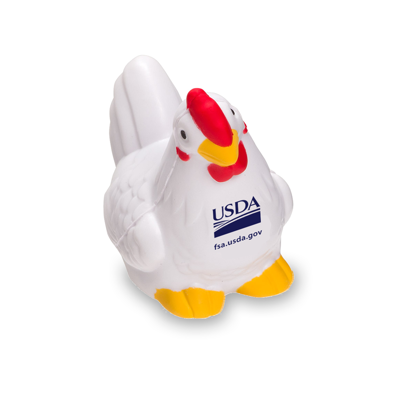 White Chicken with USDA logo and FSA url