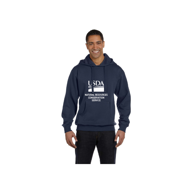 Hooded Sweatshirt with USDA logo and NRCS text