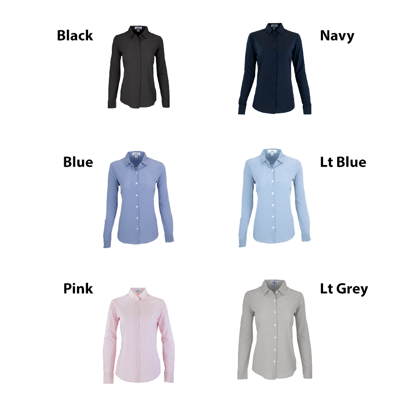 women's color choices black, navy, blue, light blue, pink, light grey