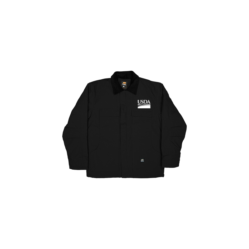 Chore coat with USDA logo (black)