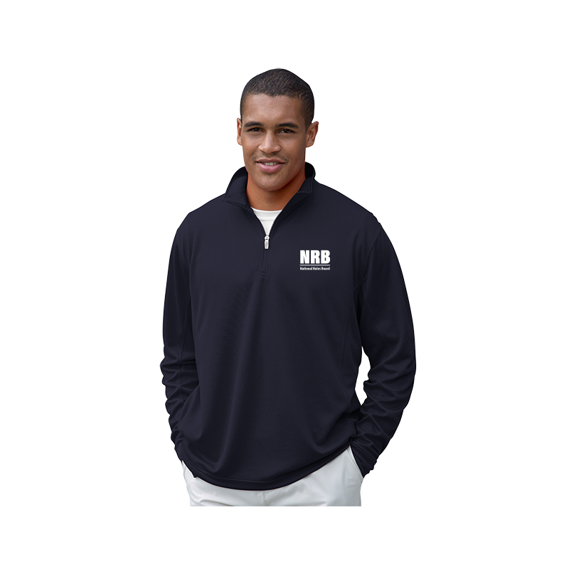 men's Quarter-zip pullover with your custom logo