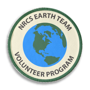 Patch with NRCS Earth Team Graphics