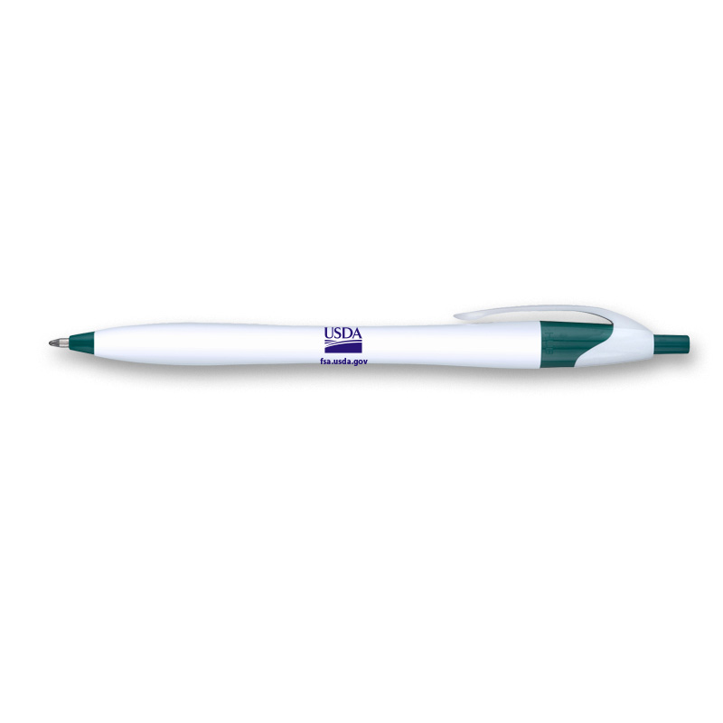 Javalina click pens with USDA logo and FSA url