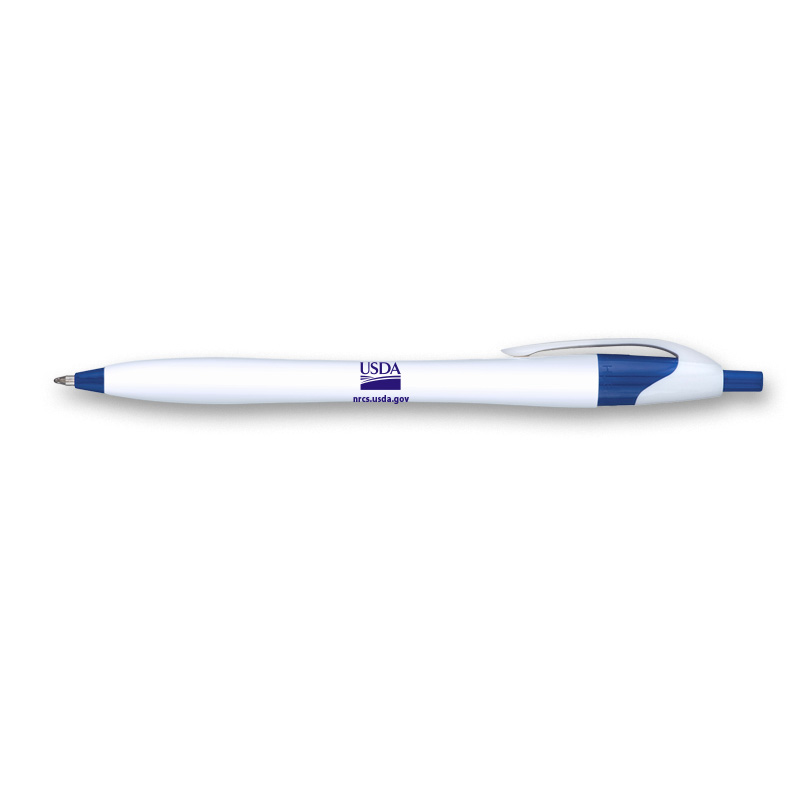 Javalina click pens with USDA logo and NRCS url