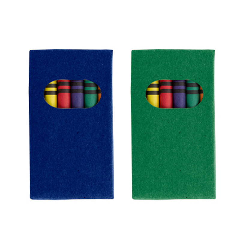 color choicess for boxes of 6 Pack Crayons: natural, blue, green