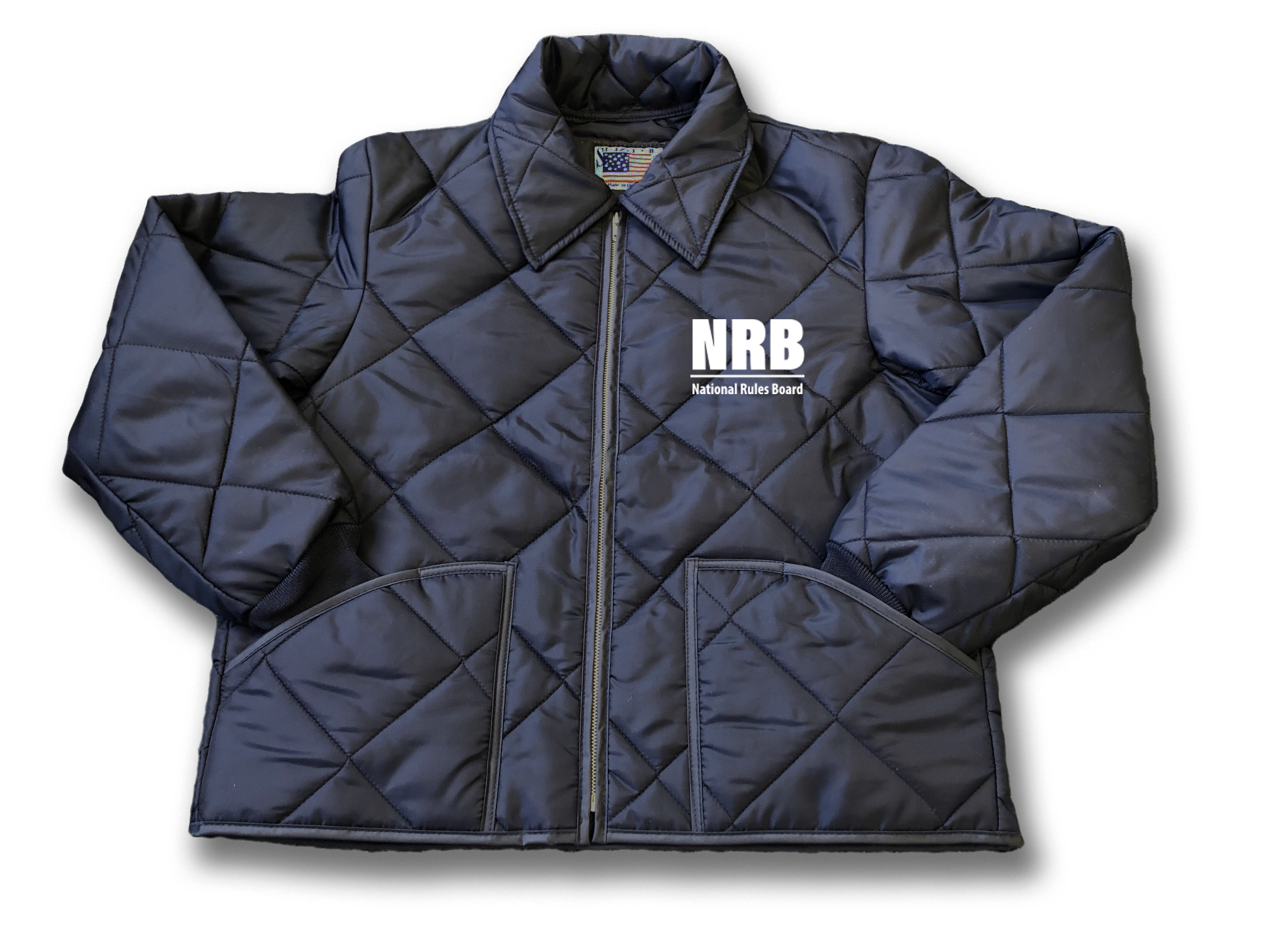 USA made Quilted jacket with your custom logo