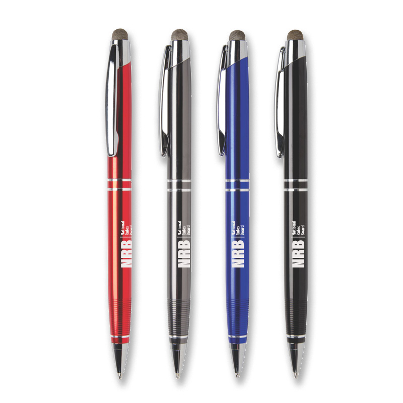 Stylus pens with engraved custom logo/text