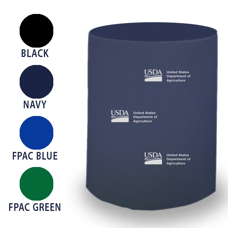 round 31.5" tablecover with USDA logo and text