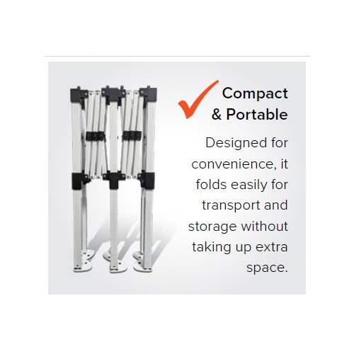 compact and portable folding counter