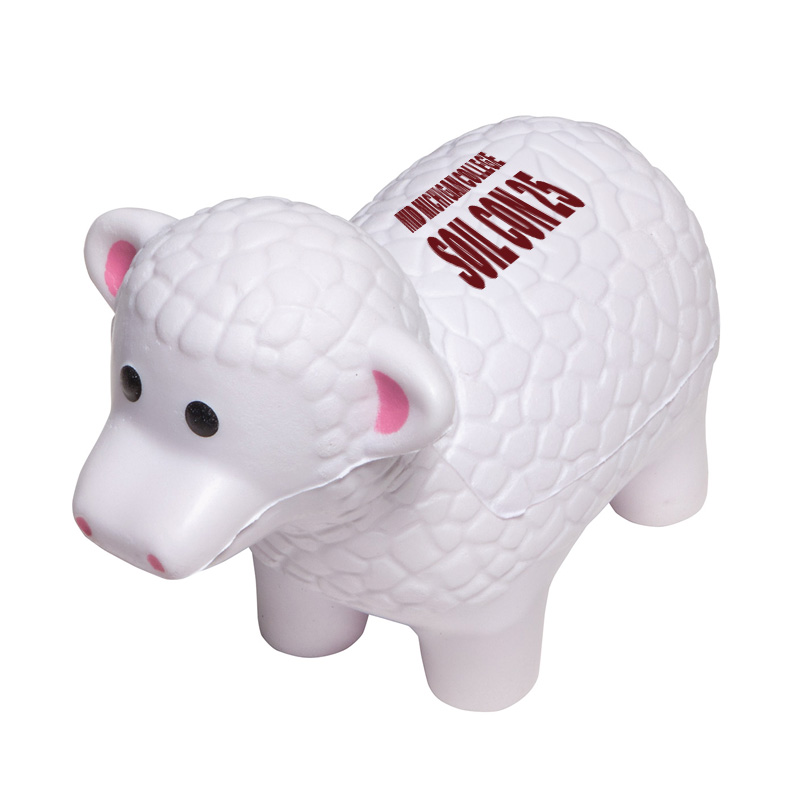 sheep stressballs with custom design