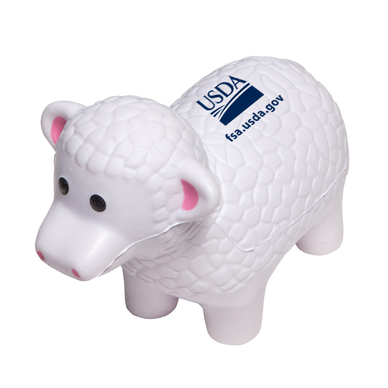 sheep stressballs with usda logo and fsa url