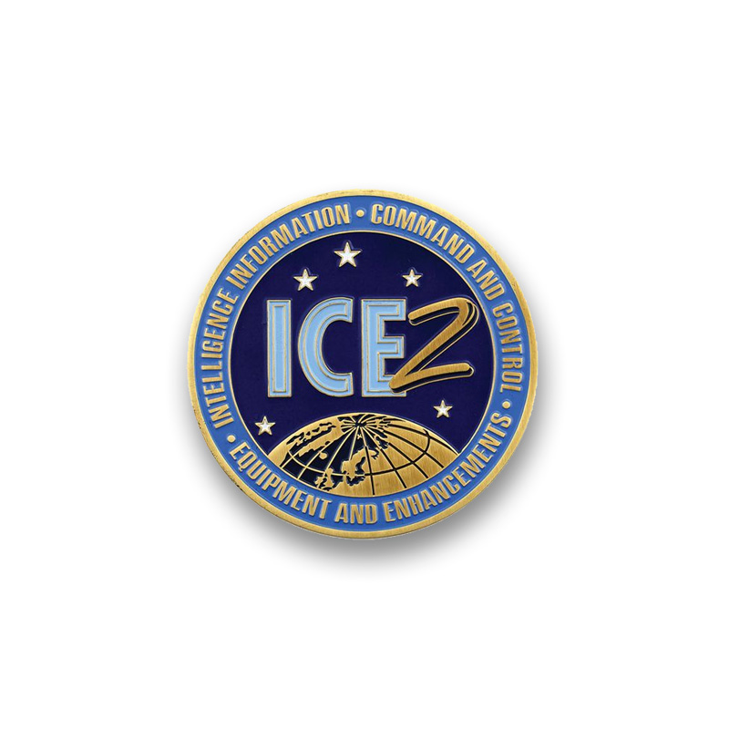 Challenge Coins Die Struck 2-D with Custom Graphics v1