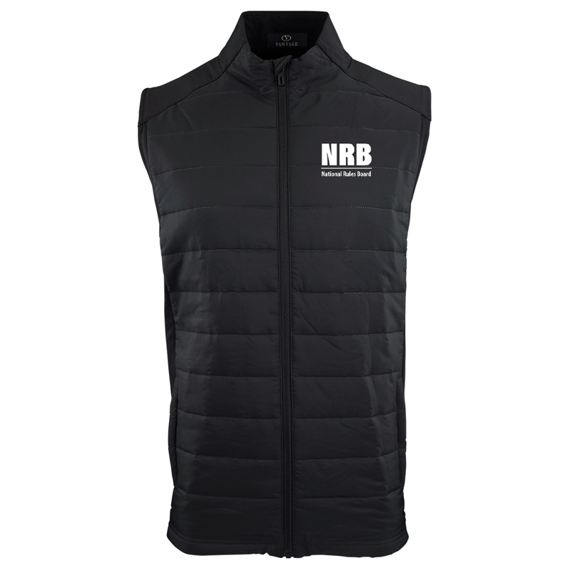 mens quilted vest with custom logo