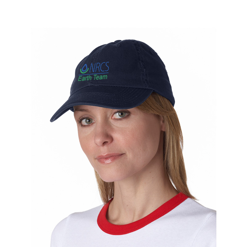 unstructured cap with NRCS Earth Team logo