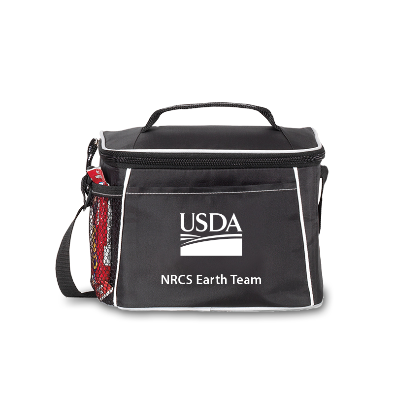 cooler bags with USDA logo and NRCS Earth Team text