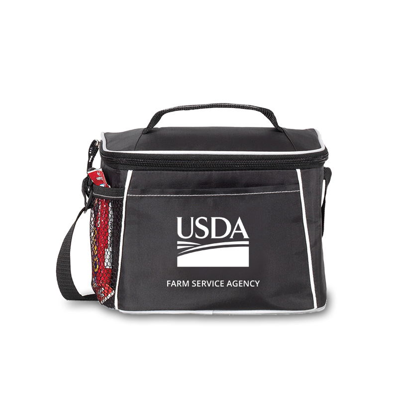 cooler bags with USDA logo and FSA text