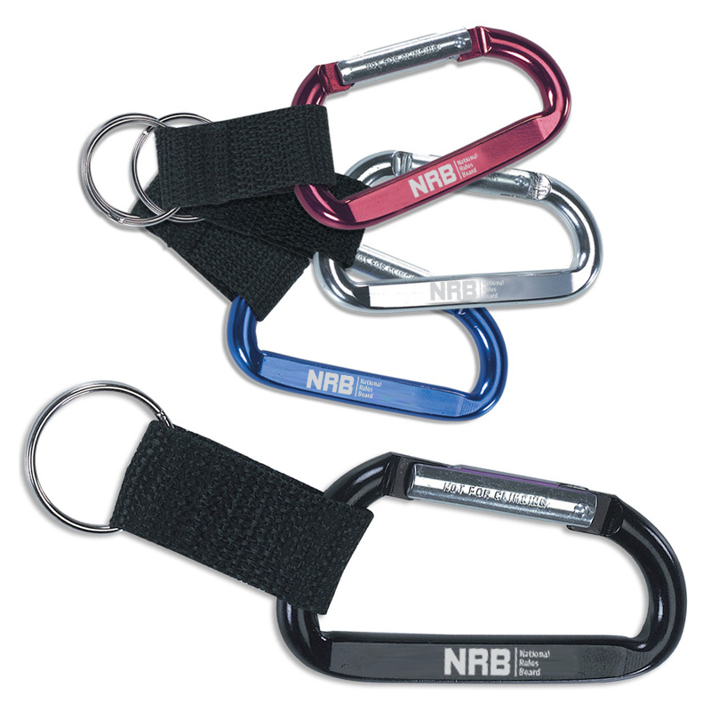 Key tag Carabiners with custom imprint