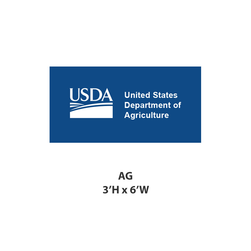 6-ft banner for USDA