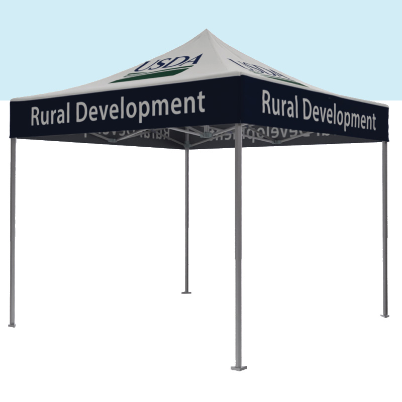 10-ft Tent Canopies with USDA logo and RDA text